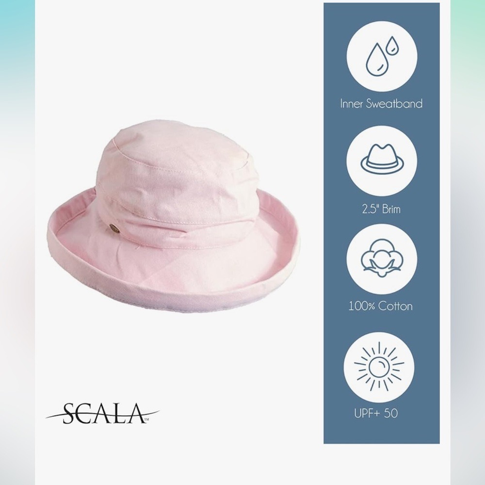 Scala Collection Women's Adjustable Cotton Sun Hat READ FULL DESCRIPTION. - Picture 6 of 8